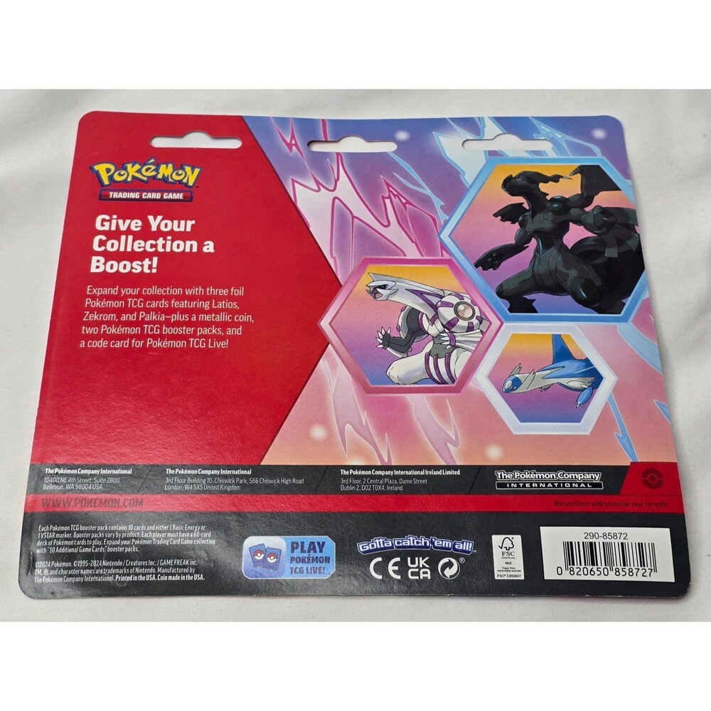 Pokemon 2 Pack Blister Zekrom Latios Palkia Destined Rivals + Journey Together - Picture 2 of 2